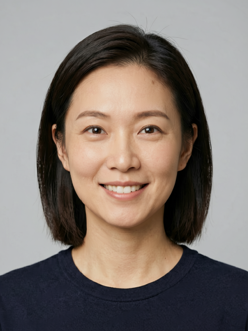 AI-generated portrait after logo watermark removal